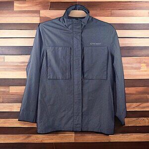 ** Spiewak New York Slate Blue Windbreaker Shacket Size M